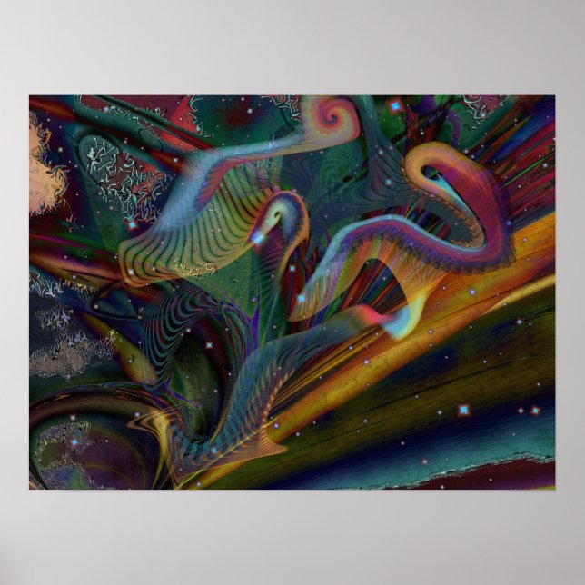 Póster Emanação fosforescente (Frente)