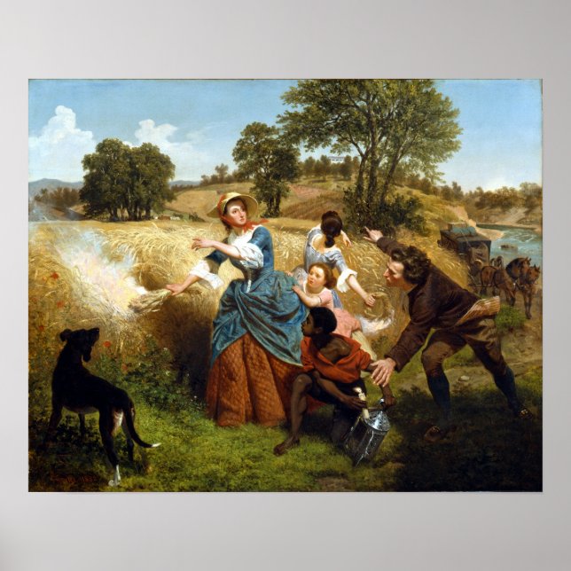 Poster Emanuel Gottlieb Leutze Senhora Schuyler (Frente)