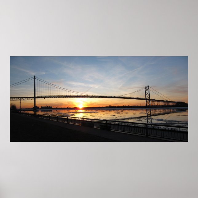 Poster Embaixadora Bridge Sunset (Frente)