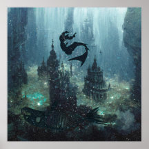 Embaixo da água. Sob o quê? Sereia.