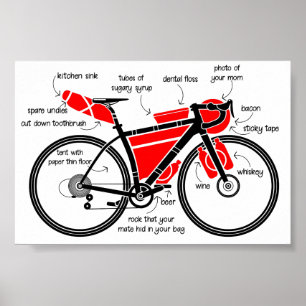 Poster Embalagem de Bike