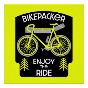 Póster Embalagem de Bike Embalagem traseira Itinerânc