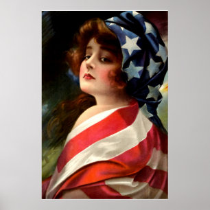 Poster Embandeire a senhora 4o da arte patriótica do