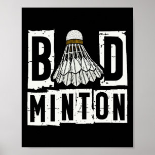 Poster Embaralagem do Jogador de Badminton 3