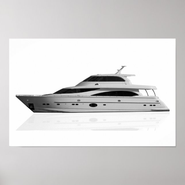 Poster Embarcação motora (Frente)