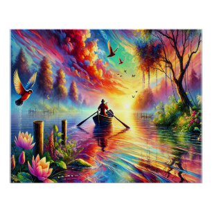 Póster 🚣 ‍ embarque ♂️ uma viagem sonhadora com cada des