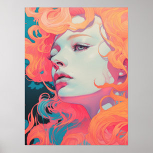 Poster Ember de olhos azuis