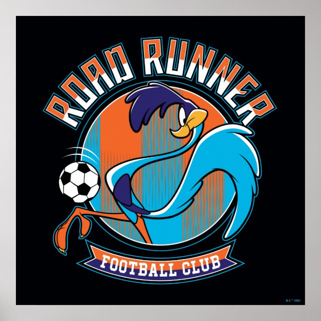 Poster Emblema do Clube de Futebol ROAD RUNNER™ (Frente)
