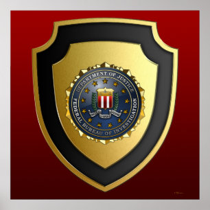Póster Emblema do FBI