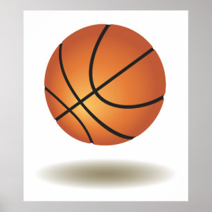 Poster Emblema legal do basquetebol