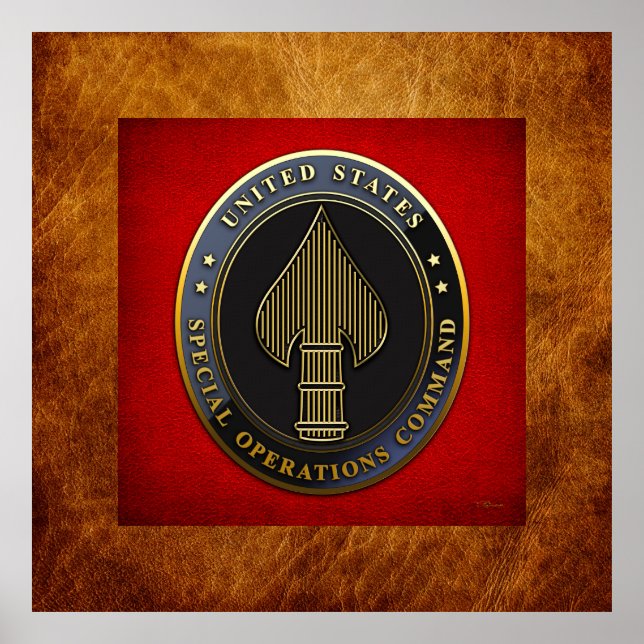 Póster Emblema USSOCOM (Frente)