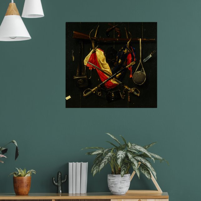 Poster Emblemas da Guerra Civil Alexander Papa 1888 (Sala de Estar 1)