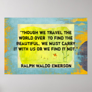 Poster embora nós viagem o mundo