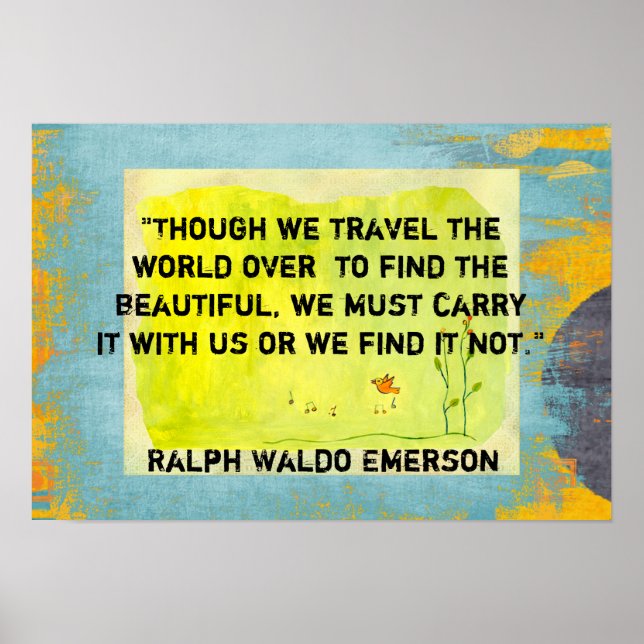 Poster embora nós viagem o mundo (Frente)