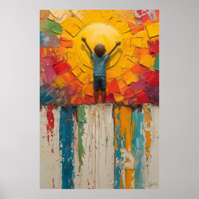 Poster Embrace Horizon: Crianças como Maravilha (Frente)