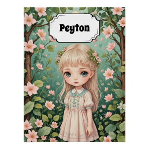 Póster Embraço do Blossom personalizado