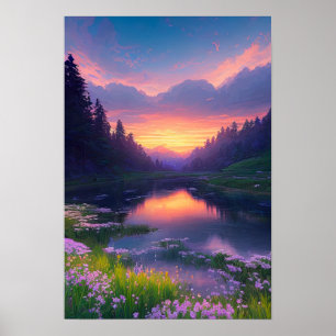 Poster Embraço do Sunset