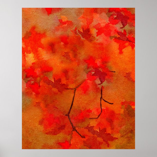 Poster Embres do outono (Frente)