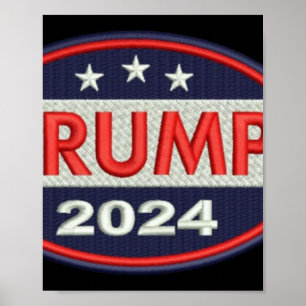 Poster Embroborismo Oficial Trump 2024