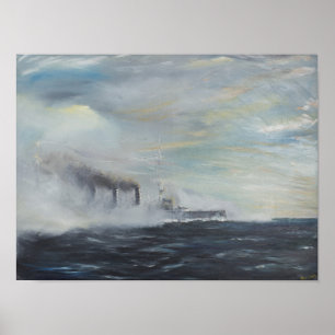 Póster Emden "The Swan of the East" 1914 2011