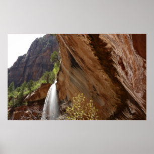 Póster Emerald Piscina Falls III do Parque Nacional do Zi