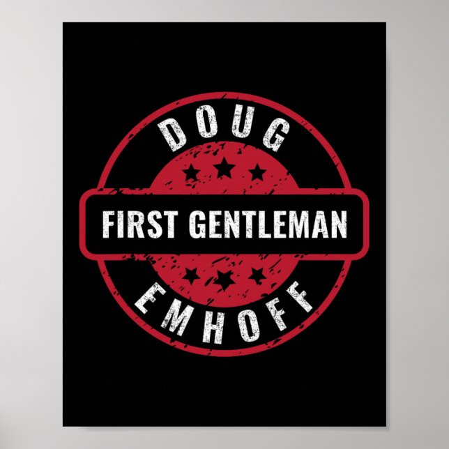 Poster Emhoff Como Primeiro Cavalheiro Kamala Harris Husb (Frente)