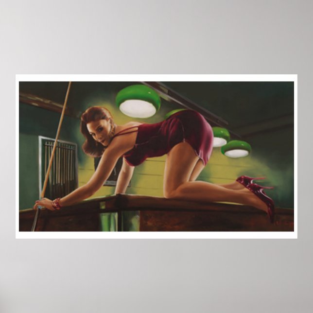 Póster Emilio Ciccone - Snooker (Frente)