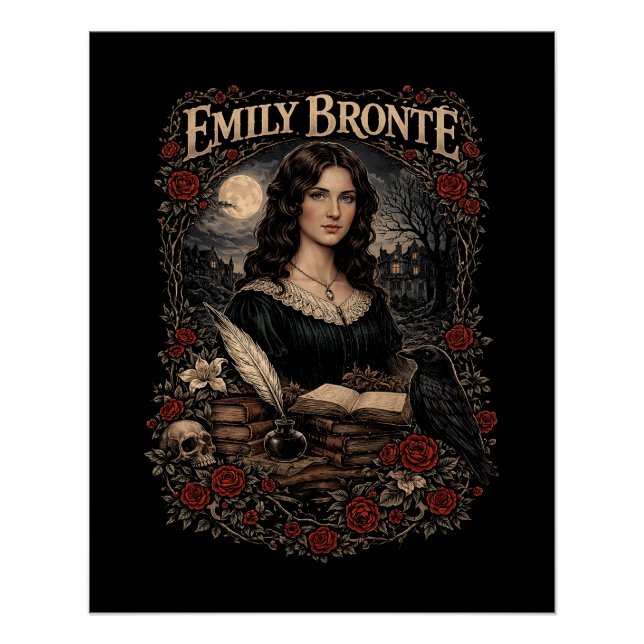 Póster Emily Brontë (Frente)