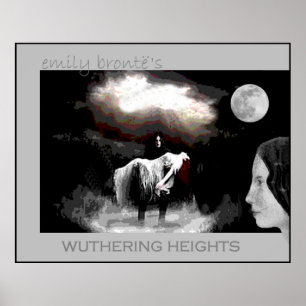 Póster Emily Bronte junta-se a Heathcliff e a Cathy
