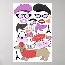 Emily no tema de Paris para festa em fotobooth pro