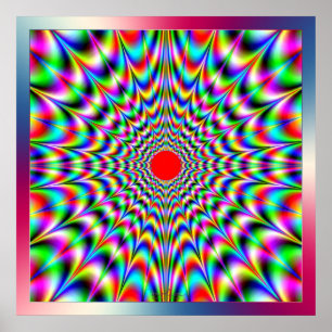 Póster Emissão de cores de vibração