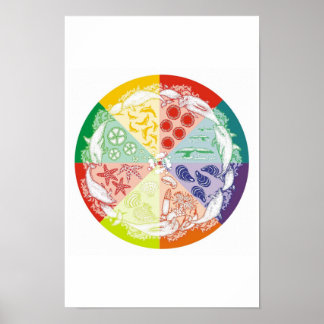 Póster Emissão de golfinhos