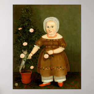 Póster Emma Homan pelo ~ c.1844 de John Bradley