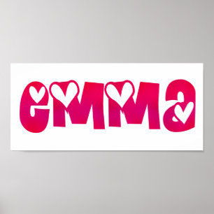 Póster Emma nos corações