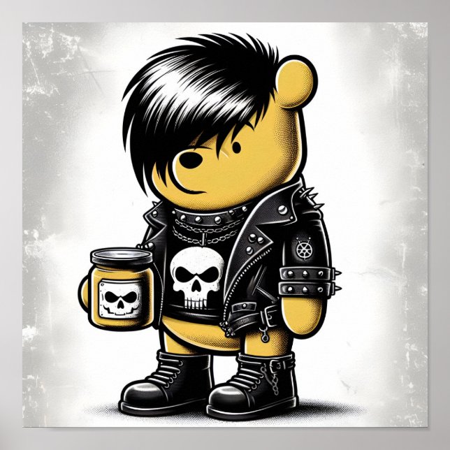 Poster Emo Winnie o Pooh 1 (Frente)