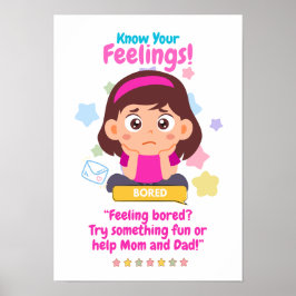 Poster Emoção das Crianças com Tédio