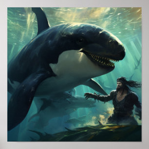 Poster Emocionante embate: Orca Gigante vs Jack Sparrow 2