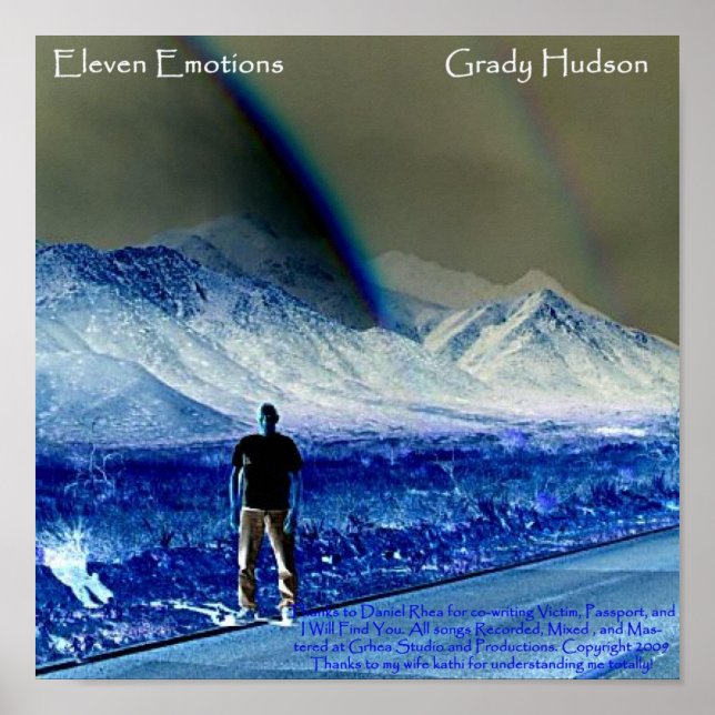 Poster Emoções Grady Hudson Cobrir (Frente)