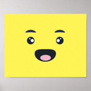 Póster Emoji de sorriso