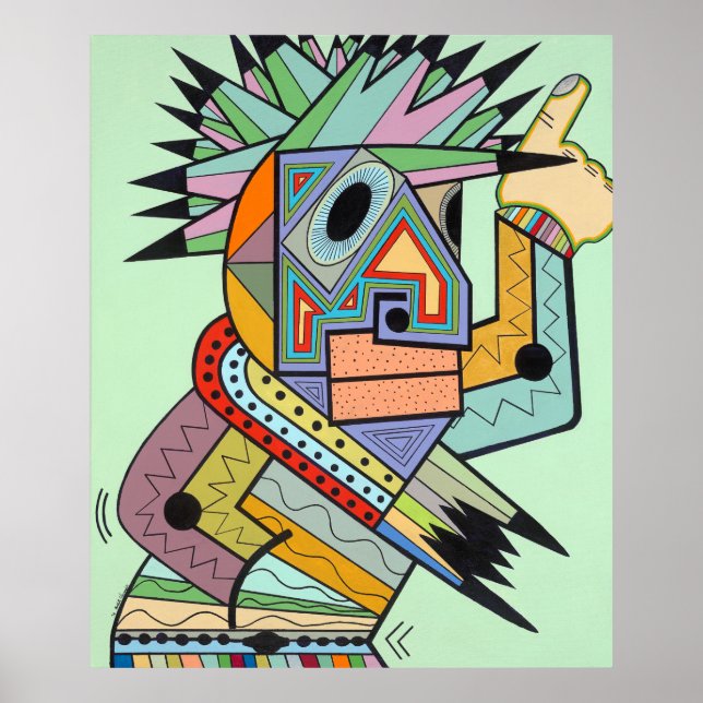 Póster "Emperramento no Brookyln" (Frente)