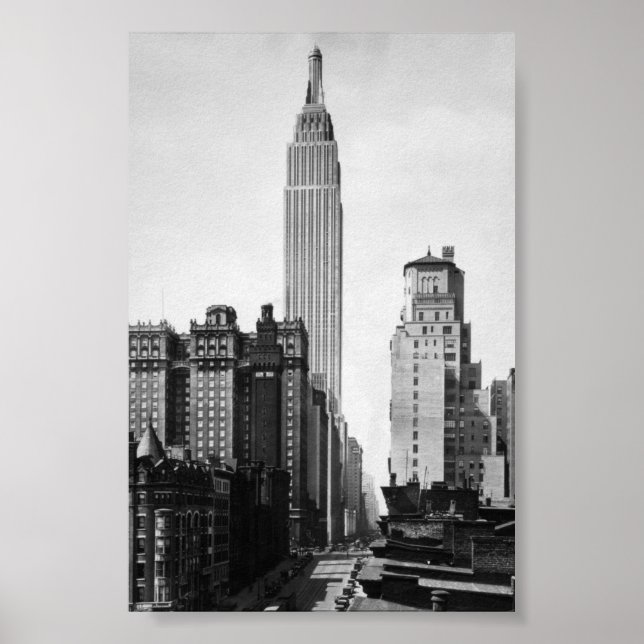 Poster Empire State Building - 1931 (Frente)