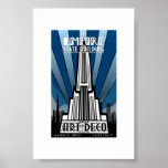 Poster - Empire State Building Art Deco<br><div class="desc">Empire State Building Art Cláudia P. Ortiz 14.02.2012 poster.</div>