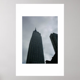 Póster Empire State Building NYC