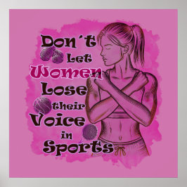 Poster Empoderamento das mulheres. As mulheres falam por 