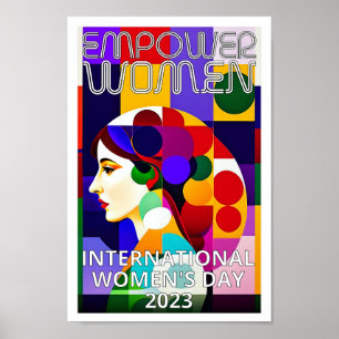 Poster Empoderamento das mulheres - Dia Internacional da 