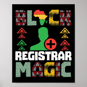Poster Empoderando o Black Registrar Magic African Americ