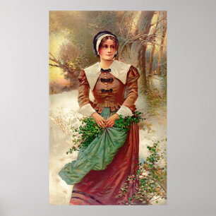 Póster Empregada doméstica 1897 do puritano