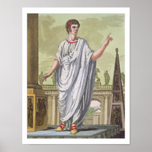 Póster Emprego de reivindicação do cidadão romano, 'de