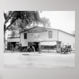 Póster Empresa de Automóveis de Hyattsville, 1920. Foto A