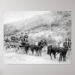 Póster Empresa expressa de Wells Fargo